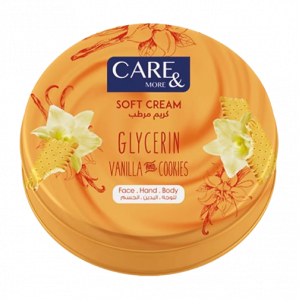 CARE & MORE GLYCERIN VANILLA AND COOKIES HAND & BODY SOFT CREAM 75 ML